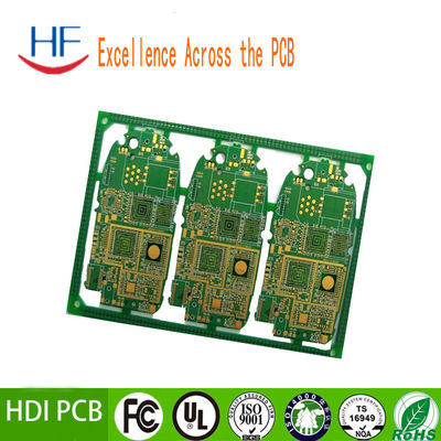 94V0 HDI Bakır Devre Takımı Özel PCB Baskı Tek Panel 1mm Kırmızı Yağ