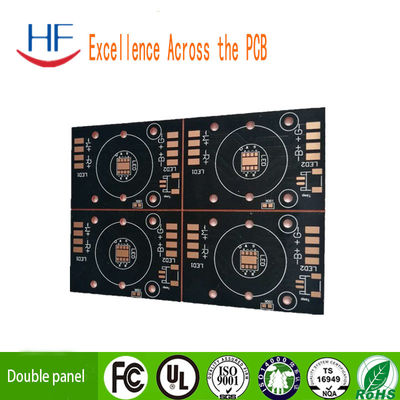 12 katmanlı devreler Elektronik PCB kartı tasarımı Siyah FR4 1OZ ENIG