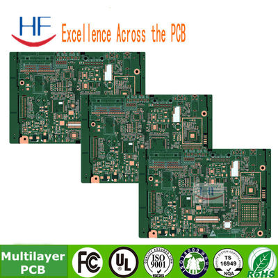 4 katmanlı FR4 Çok katmanlı PCB Montajı Basılı Devre Tablosu Prototipi 1.2mm