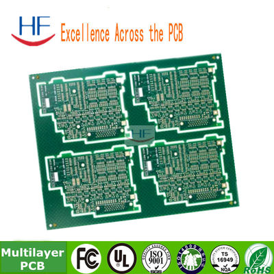 Rogers FR4 Çok Katmanlı PCB Üretim Hizmeti Yeşil Yağ