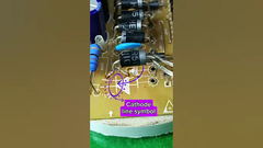 Bir diyotun nasıl doğru bir şekilde kurulacağı, anot ve katot sembollerine dikkat edin. #tutorial #tips